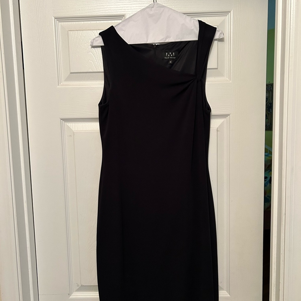 David Meister Black Cocktail Dress Size 12